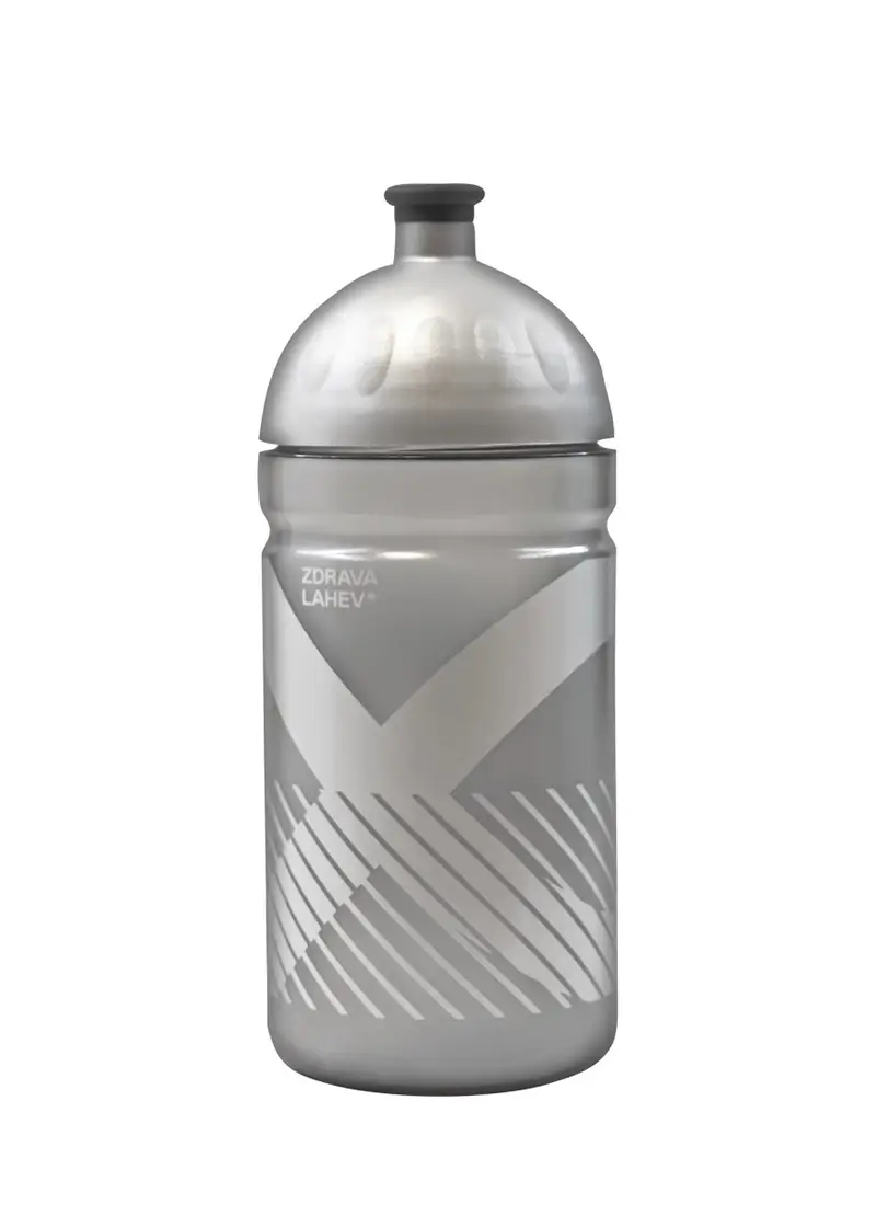 Zdravá lahev Sport XO objem 0,5l stříbrná