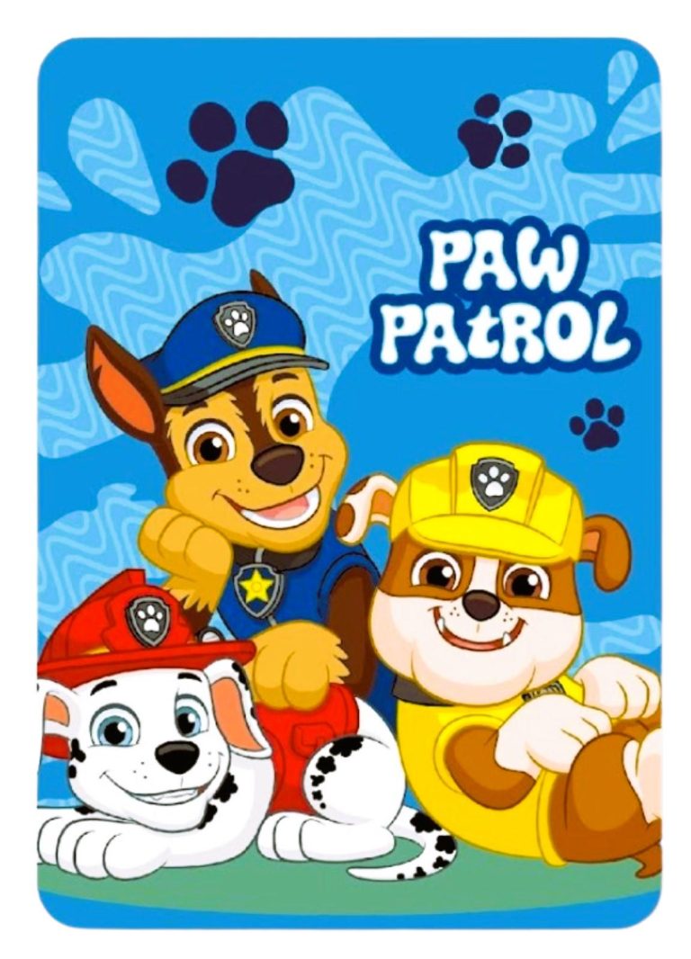 FLÍSOVÁ DEKA TLAPKOVÁ PATROLA