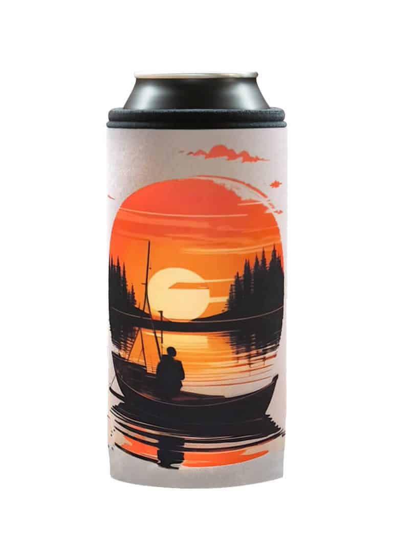 Neoprenový termoobal na plechovku 0,5l Rybář