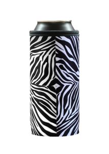 Neoprenový termoobal na plechovku 0,5l Zebra