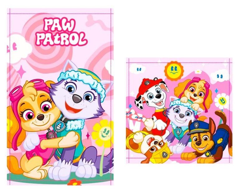 SADA RUČNÍK NA RUCE A NA OBLIČEJ TLAPKOVÁ PATROLA