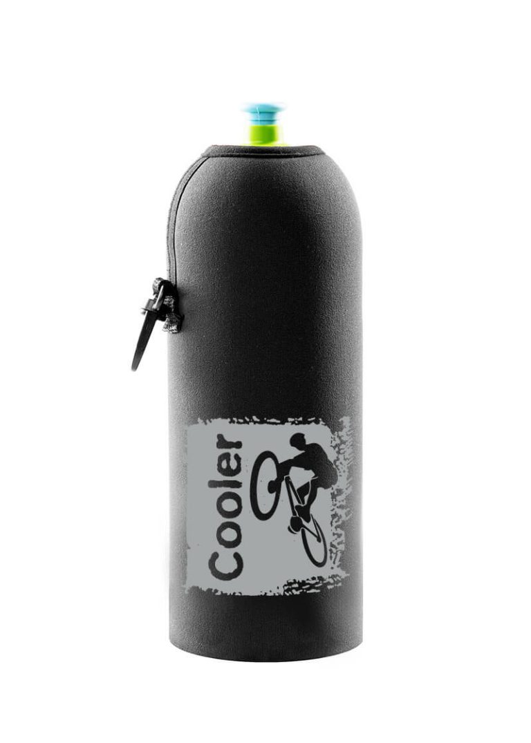 Neoprenový termoobal na sportovní a Zdravou lahev 0,7l Cyklista black