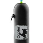 Neoprenový termoobal na sportovní a Zdravou lahev 0,7l Snowboardista black